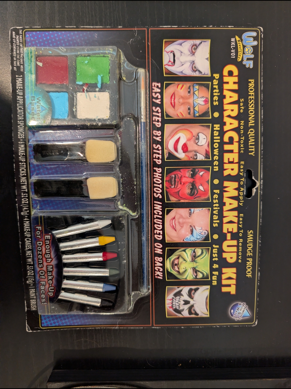 Skull & Skeleton Makeup Kit Bundle - Halloween - Woochie & Wolf - Picture 9 of 10